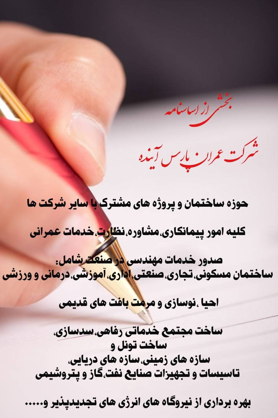 حوزه فعالیت